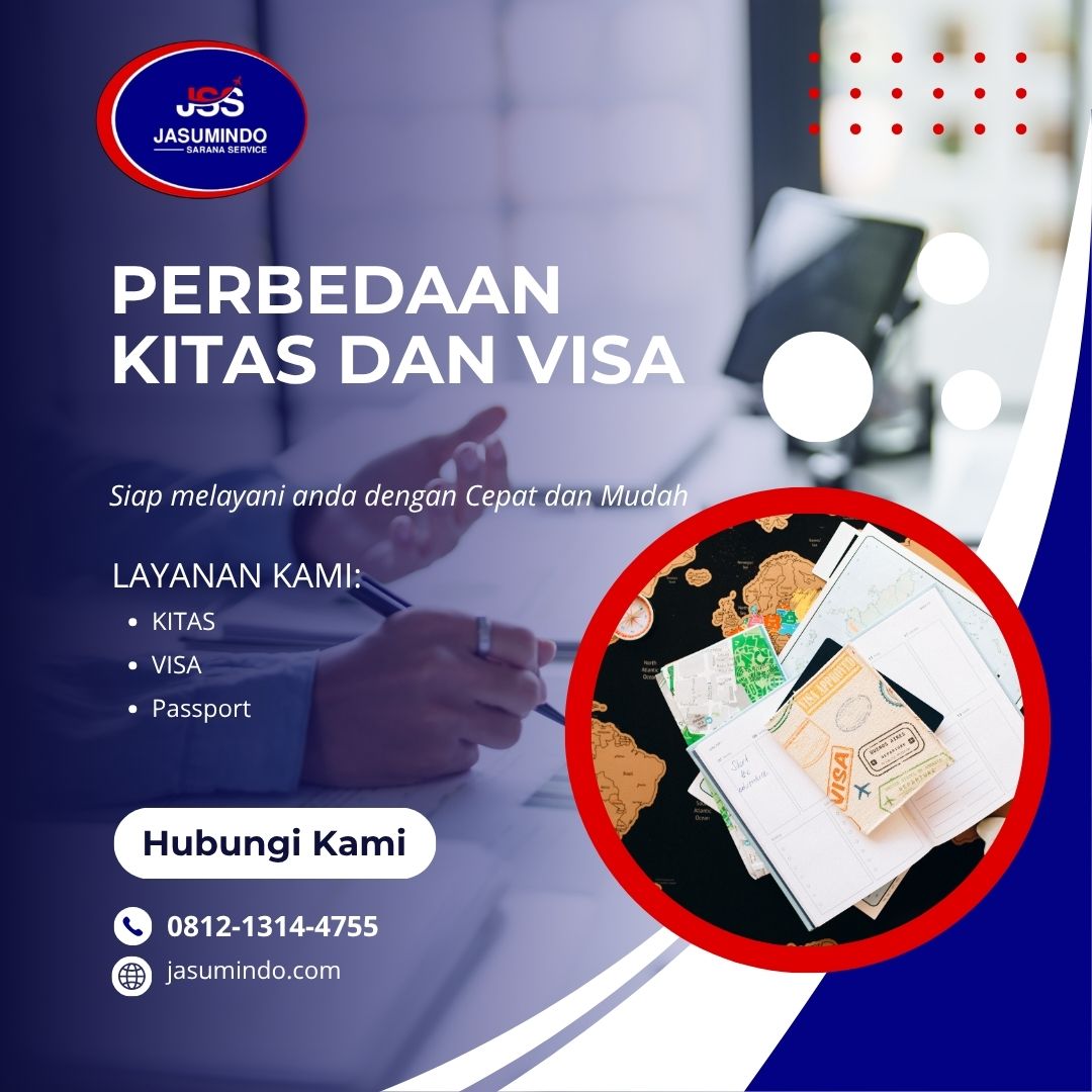 Perbedaan KITAS dan Visa